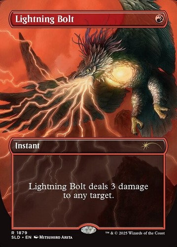 Mtg lightning bolt 1879 - lightning,
