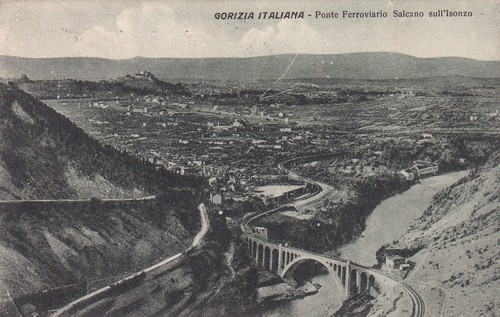 Cartolina gorizia ponte - cartolina, ,ponte
