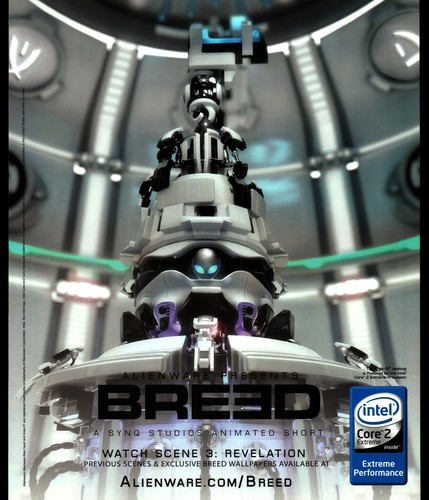 Pubblicità alienware breed - pc,