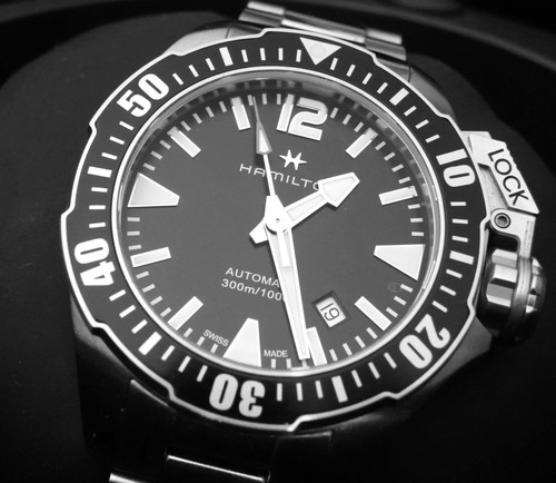 Hamilton khaki navy frogman - khaki,