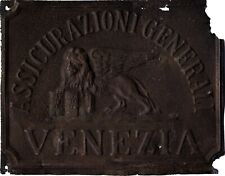 TARGA TARGHE ASSICURAZIONI PLACCA INCENDI GENERALI