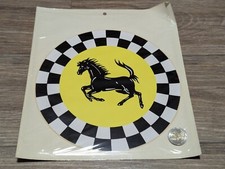 FERRARI Ø 22CM 220MM ADESIVO GRANDE ADESIVI STICKER STICKERS DECALCOMANIA LOGO