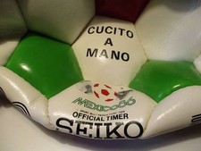 Pallone da calcio in cuoio Mexico 86 da collezione
