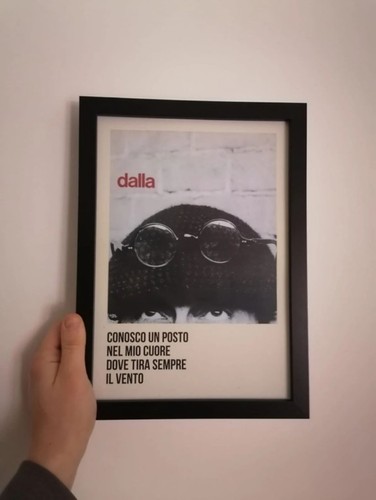 Poster lucio dalla conosco - "conosco, un