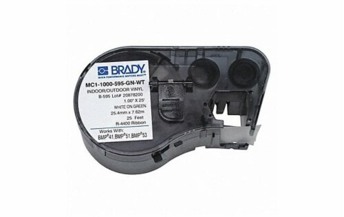 Brady mc1 1000 595 wt - brady, mc1-1000-595-gn-wt