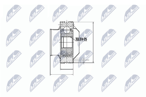 Kit giunti albero - , nty
