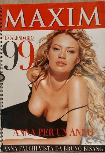 Anna falchi calendario maxim - calendario,