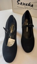 Scarpe da Flamenco Sevilia FL1 Nero (Sasha) N° 35(6) €. 39.00