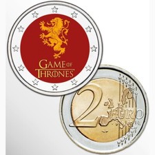 2 EURO - GAME OF THRONES 4 - SUBITO DISPONIBILE!!!