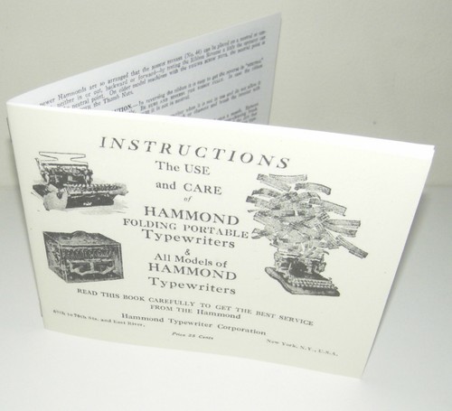 Macchina scrivere hammond - da,