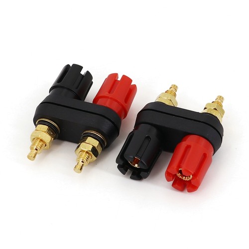 Connettore 2pz 4mm doppio jack - connettore,