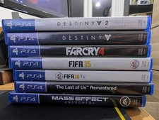Lotto 7 giochi PS4 (FIFA, Destiny, FarCry, Mass Effect, The Last of Us)