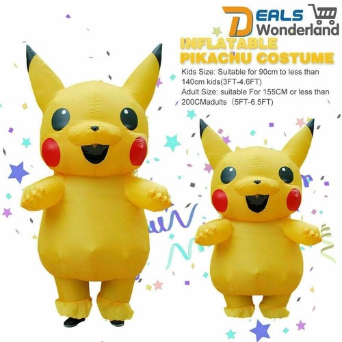 Mascotte pikachu costume - mascotte,