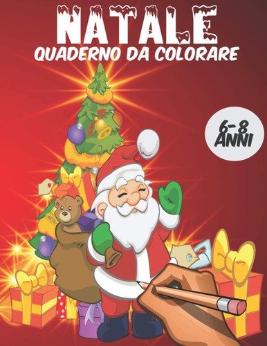 Natale quaderno colorare 68 - quaderno, da