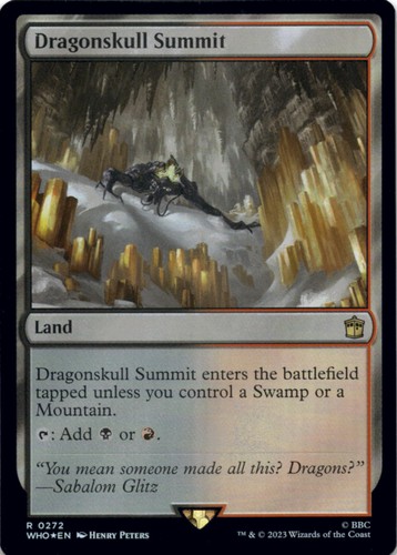Mtg dragonskull summit foil - mtg,
