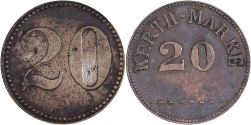 Germania gettoni - germania:, 20