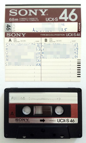 Sony ucx 46 musicassetta - sony,