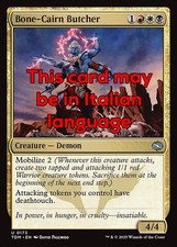 MTG 4x BONE-CAIRN BUTCHER EXC - MACELLAIO DEL CUMULO D'OSSA 173 - TDM - MAGIC