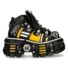 Stivali moto uomo moda pelle