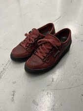 Scarpe Mephisto Arcobaleno Donna 6,5 Eur 4 Pelle Rosso Mocassino