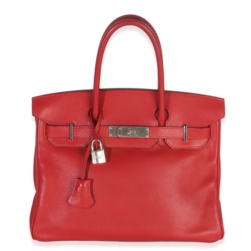 Hermès rouge casaque swift - rouge,