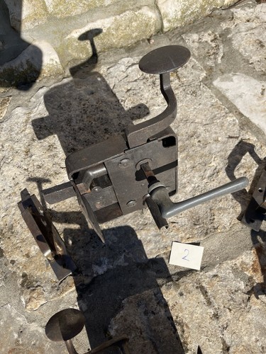 Antica maniglia metallo - antica,