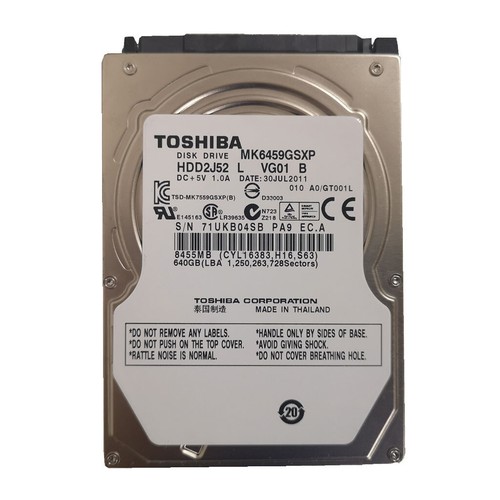 Toshiba 640 mk6459gsxp 5400 - 640, gb