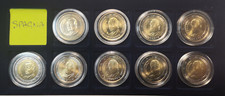 2 EURO - SPAGNA 1999 2000 2001 2002 2003 2004 2005 2006 2007  FDC - KMS