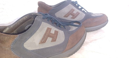 Scarpe hogan camoscio blu - scarpe,