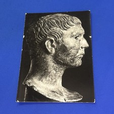 CIVIDALE MUSEO ARCHEOLOGICO TESTA ROMANA CARTOLINA bianco e nero