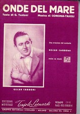 @SC3  ONDE DEL MARE OSCAR CARBONI  SPARTITO  TESTONI CONCINA TAJOLI