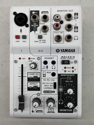 Yamaha ag03 usb mixer - yamaha,