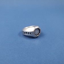 ANELLO "PIETRO FERRANTE" CARPE DIEM ARGENTO