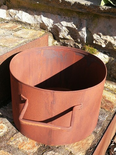 Vaso per piante acciaio - per,