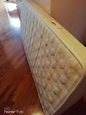 Letto 1 piazza in legno, in completo di rete a doghe e materasso alto 20cm