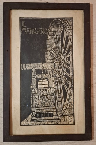 Xilografia originale bruno - originale,