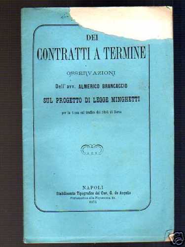 Progetto legge minghetti dei - progetto,