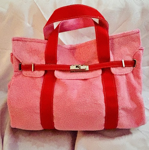 Grande tote spugna rosa con - spugna,