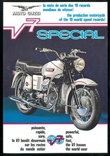 ORIGINAL Prospectus MOTO GUZZI V7 Special 1970 - 1971 Brochure Français Anglais
