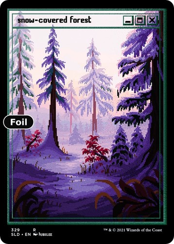 Snow covered forest - snow-covered,
