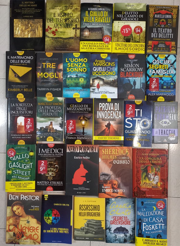 Lotto libri thriller gialli - lotto,