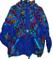 Giacca antipioggia K-Way full zip impacchettabile taglia large