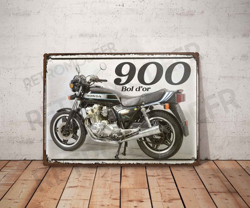 Plaque métal vintage honda - plaque,