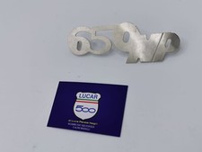 Fiat 126 Giannini - 1 SCRITTA 650 NP in metallo cromata misura mm 130x45