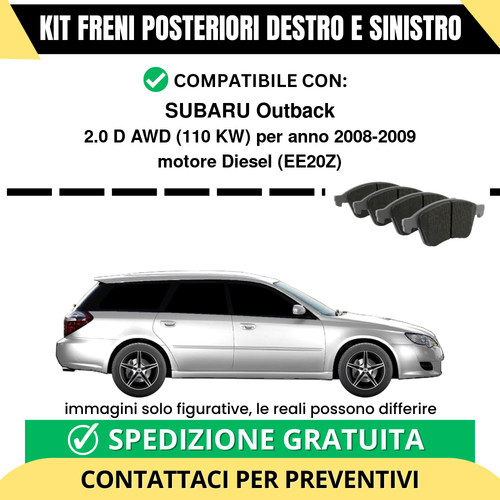 Pastiglie freno posteriori - pastiglie,