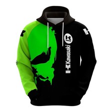 Felpa Kawasaki Racing | Hoodie Motorsport | Vari Colori (Taglie S-XL)