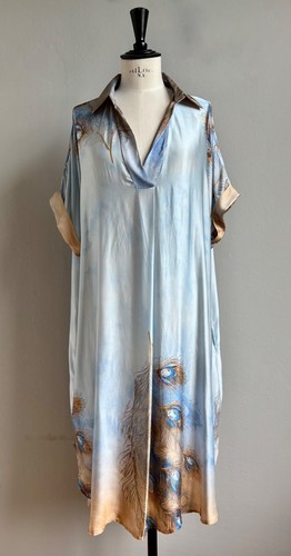 Abito maxi blu - colorato, donna