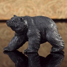 Scultura orso grizzly corno