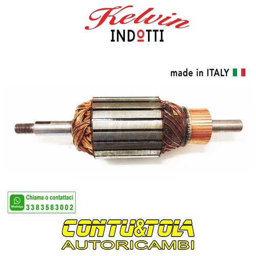 Indotto motorino avviamento - indotto,