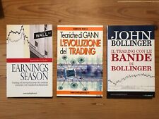 Lotto 3 libri Trading Library:Tecniche di Gann,Bande di Bollinger,Earnings Seaso